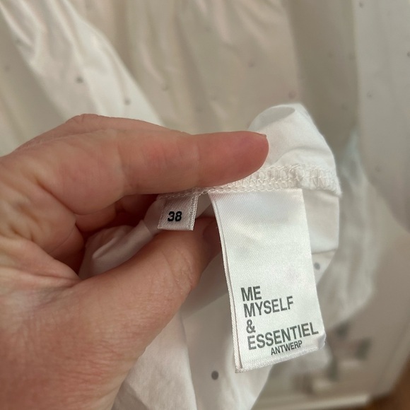 Essential Antwerp Popeline with White Rhinestones shirt dress - Picture 8 of 10